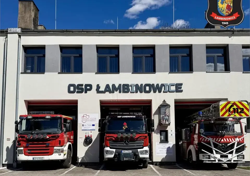 Nocna burza w Łambinowicach: strażacy interweniowali trzy razy