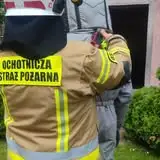 Usuwanie gniazda owadów w Zalipiu – interwencja OSP Platerówka