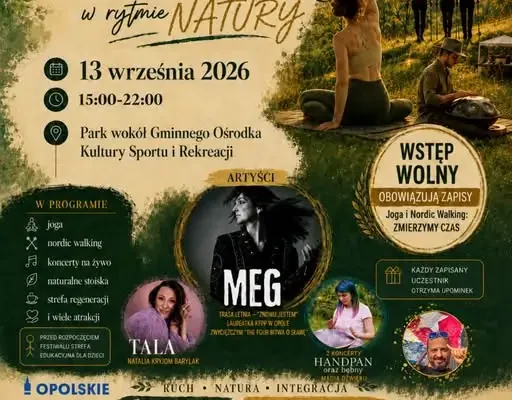 I Festiwal Jogi i Nordic Walking w Łambinowicach – 13 września w rytmie natury