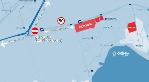 Festiwal Ognia i Wody na Jeziorze Nyskim – utrudnienia w ruchu i dodatkowe kursy komunikacji