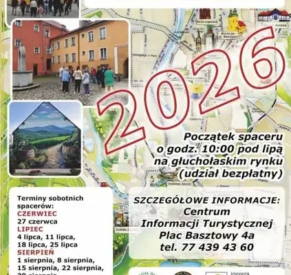 Wakacyjne spacery z przewodnikiem po Głuchołazach – ostatnia szansa w sierpniu