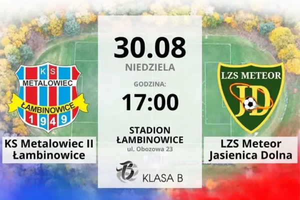 Derby Gminy w niedzielę: LZS Meteor Jasienica Dolna zmierzy się z Metalowcem Łambinowice
