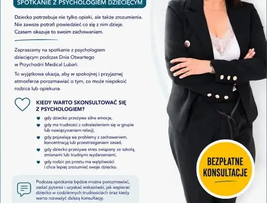 Dzień Otwarty z psychologiem dziecięcym w Lubaniu – 5 września