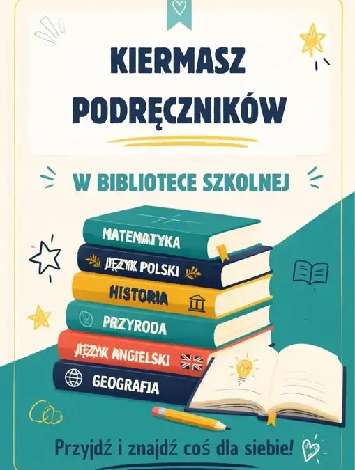Kiermasz podręczników w szkolnej bibliotece w Głuchołazach