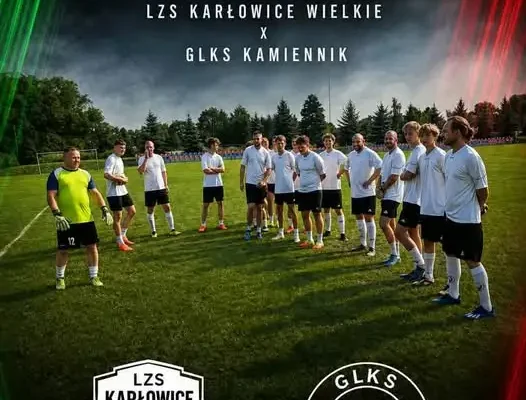 Wielki mecz w gminie: LZS Karłowice Wielkie zmierzy się z GLKS Kamiennik