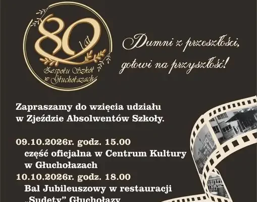 Głuchołazy: Zespół Szkół świętuje 80-lecie. Absolwenci zaproszeni na obchody