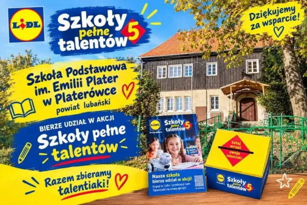 Szkoła Podstawowa im. Emilii Plater w Platerówce zbiera Talenciaki