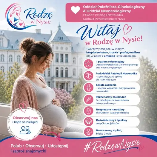 Szpital Powiatowy w Nysie uruchomił profil „Rodzę w Nysie”