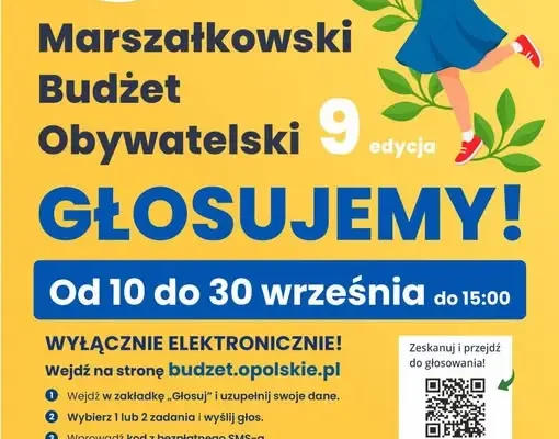 Marszałkowski Budżet Obywatelski Opolskiego: rusza głosowanie 9. edycji