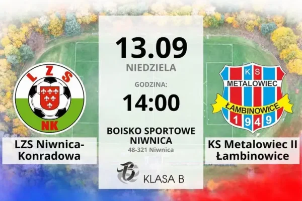 Metalowiec II Łambinowice zagra na wyjeździe z LZS Niwnica-Konradowa