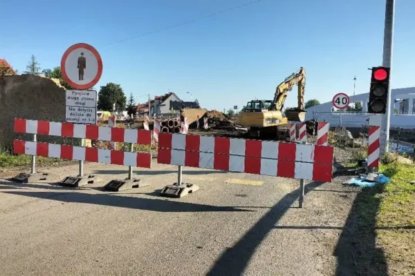 Utrudnienia w Głuchołazach: zamknięty wjazd od mostu na ul. Andersa