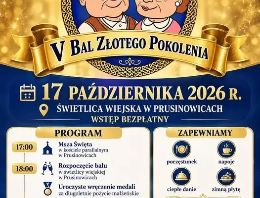 Gmina Pakosławice zaprasza na Dzień Seniora w Prusinowicach