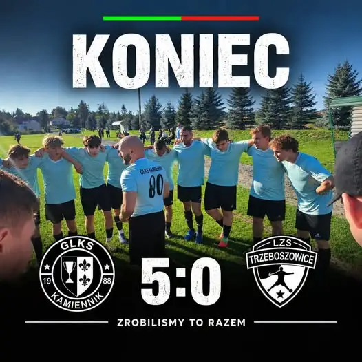 GLKS Kamiennik rozgromił LZS Trzeboszowice 5:0. Hat-trick Sławomira Matrasa i obroniony karny Antka Wisły