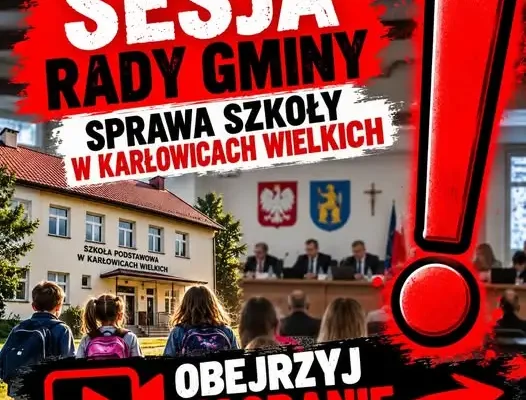 Karłowice: rodzice pytali o szkołę, radny chciał zakończyć dyskusję. Sesja Rady Gminy Kamiennik pod lupą