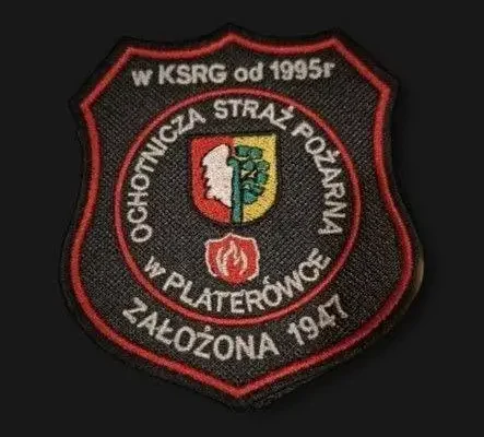 OSP Platerówka oddała hołd strażakom z Niska. Syreny zabrzmiały o 18:00