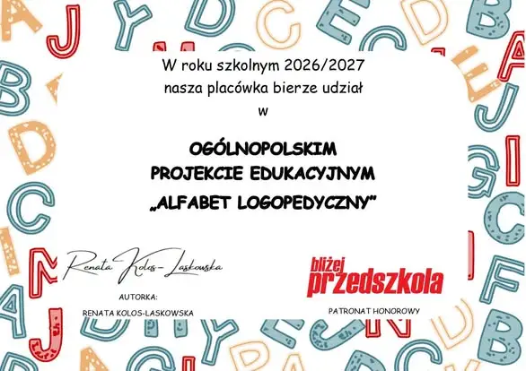 Uczniowie z Nysy realizują projekt „Alfabet Logopedyczny”