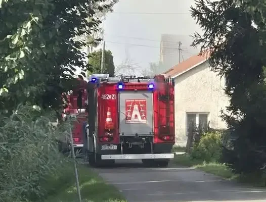 Pożar budynku gospodarczego w Wilamowicach Nyskich – akcja strażaków
