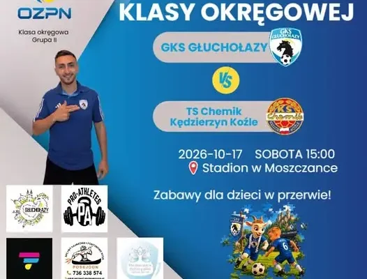 GKS Głuchołazy zaprasza na mecz z Chemikiem Kędzierzyn-Koźle