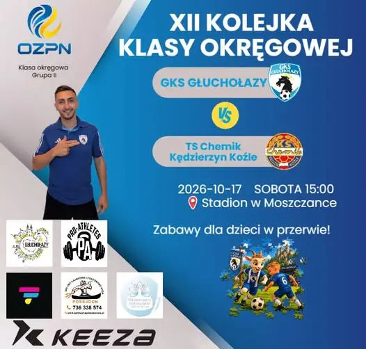 GKS Głuchołazy zaprasza na mecz z Chemikiem Kędzierzyn-Koźle
