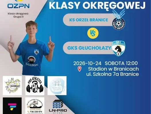 GKS Głuchołazy zagra w Branicach. XIII kolejka już w sobotę