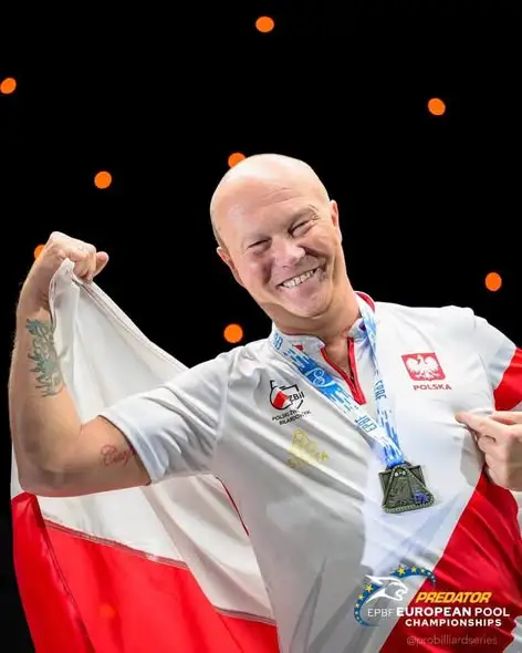 Adam Kiernicki z gminy Pakosławice powalczy o medal Mistrzostw Europy w bilardzie