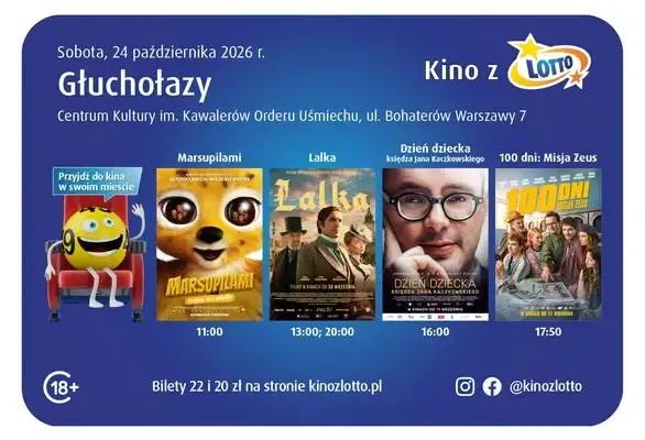 Kino z LOTTO w Głuchołazach: seanse filmowe 24 października