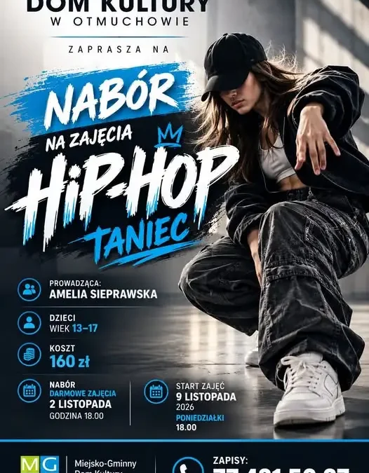Hip-hop w Otmuchowie: nowe zajęcia taneczne dla młodzieży