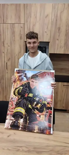 18. urodziny Kacpra na zbiórce alarmowej OSP Platerówka