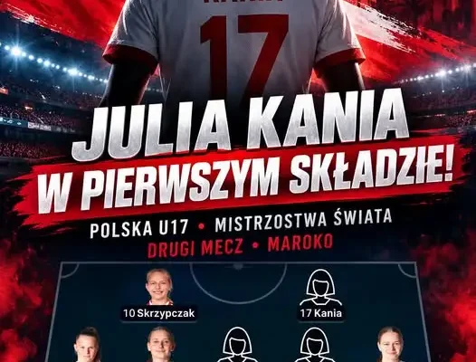Julia Kania zagra w pierwszym składzie Polski U17 na mundialu w Maroku