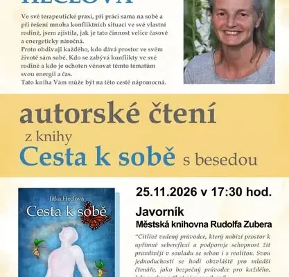 Javorník zaprasza: spotkanie autorskie z Jitką Heclovą już 25 listopada