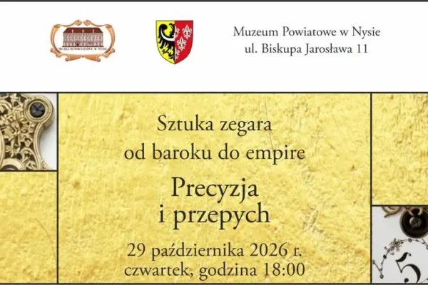 Wernisaż wystawy zegarów w Muzeum Powiatowym w Nysie